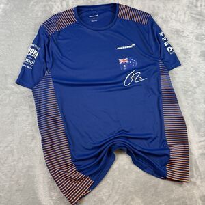 McLaren Ricciardo #3 Formula 1 Racing Shirt XXL Blue Orange F1 Jersey Australia